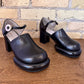All Black Mod Circle Buckle Jane