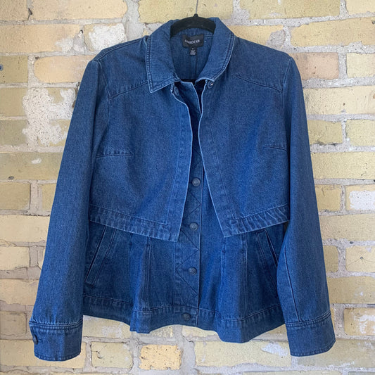 Current Air Layered Denim Jacket/Vest Set