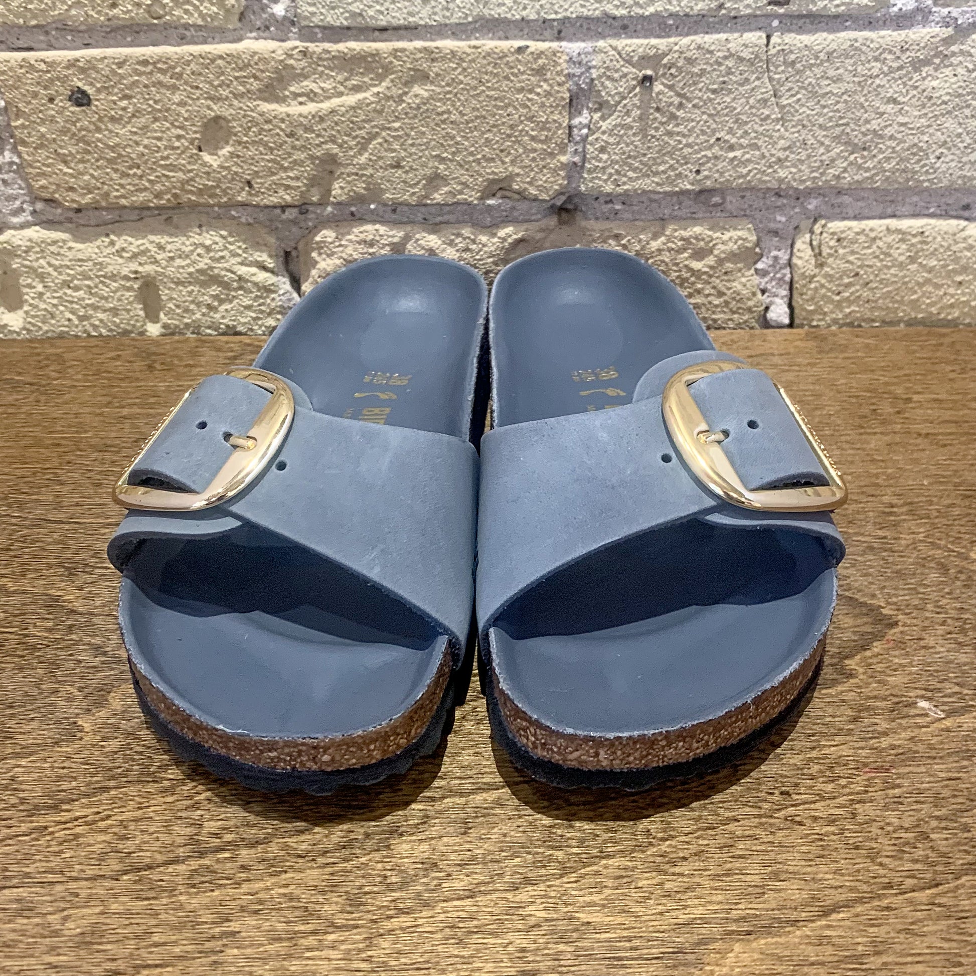 Madrid Big Buckle Basalt Grey - shoostore