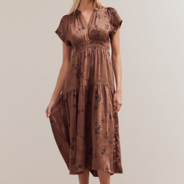 Grade & Gather Printed Midi Dress