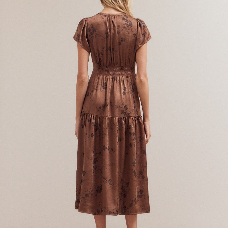 Grade & Gather Printed Midi Dress