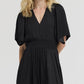 Grade & Gather Unbalanced Skirt Maxi Dress - shoostore