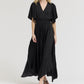Grade & Gather Unbalanced Skirt Maxi Dress - shoostore