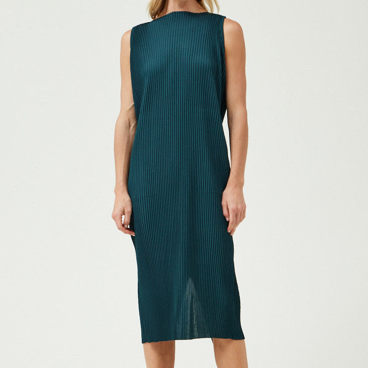 Grade & Gather Pleated Midi Dress - shoostore