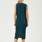 Grade & Gather Pleated Midi Dress - shoostore
