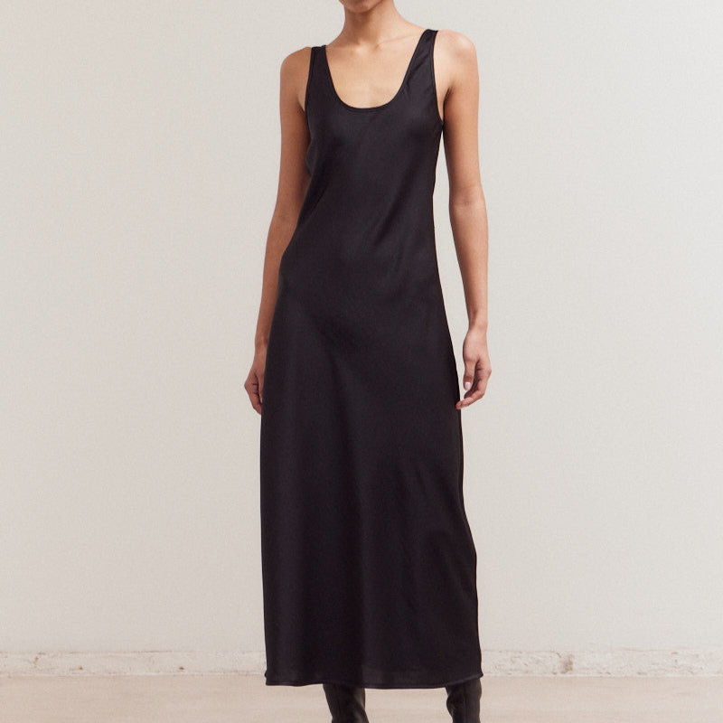 Grade & Gather Maxi Satin Dress