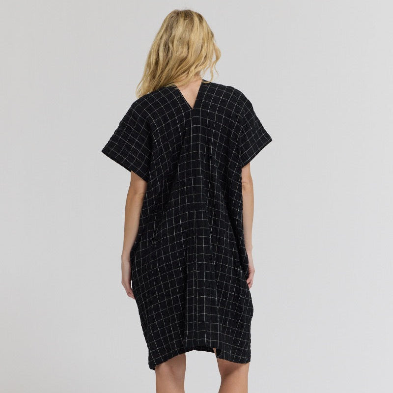 Grade & Gather Gauze Button Front Dress - shoostore