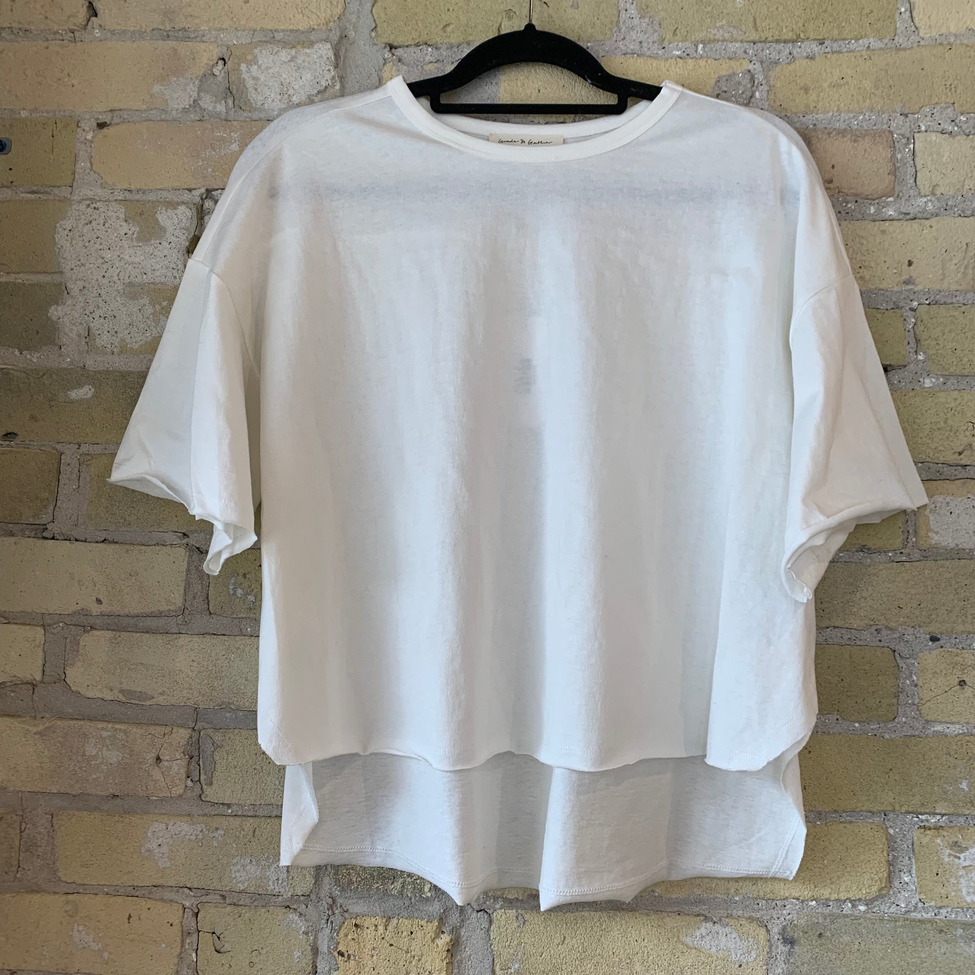 Grade & Gather Loose Short Sleeve Shirt - shoostore