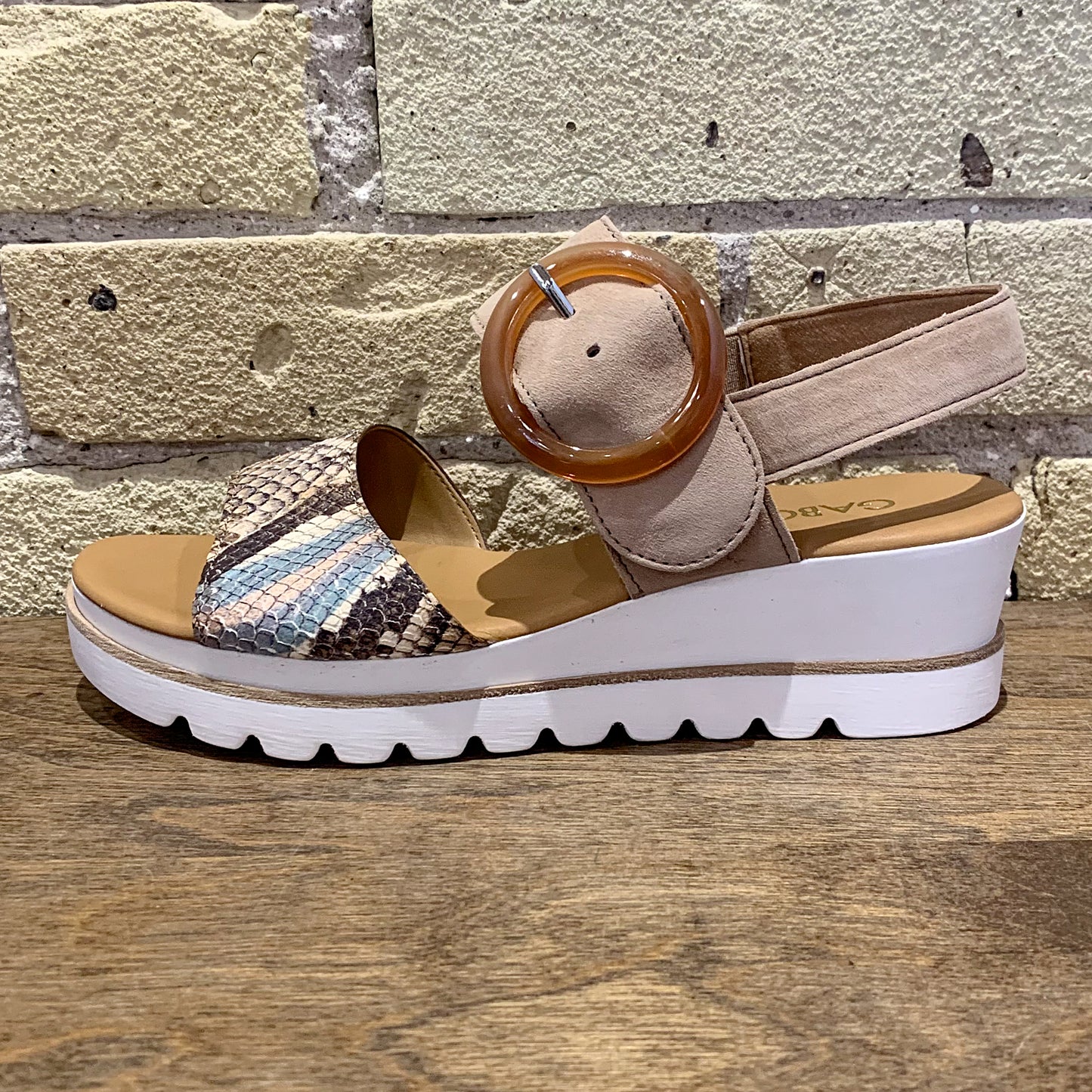 Gabor 84.645.36 Strap Wedge Sandal