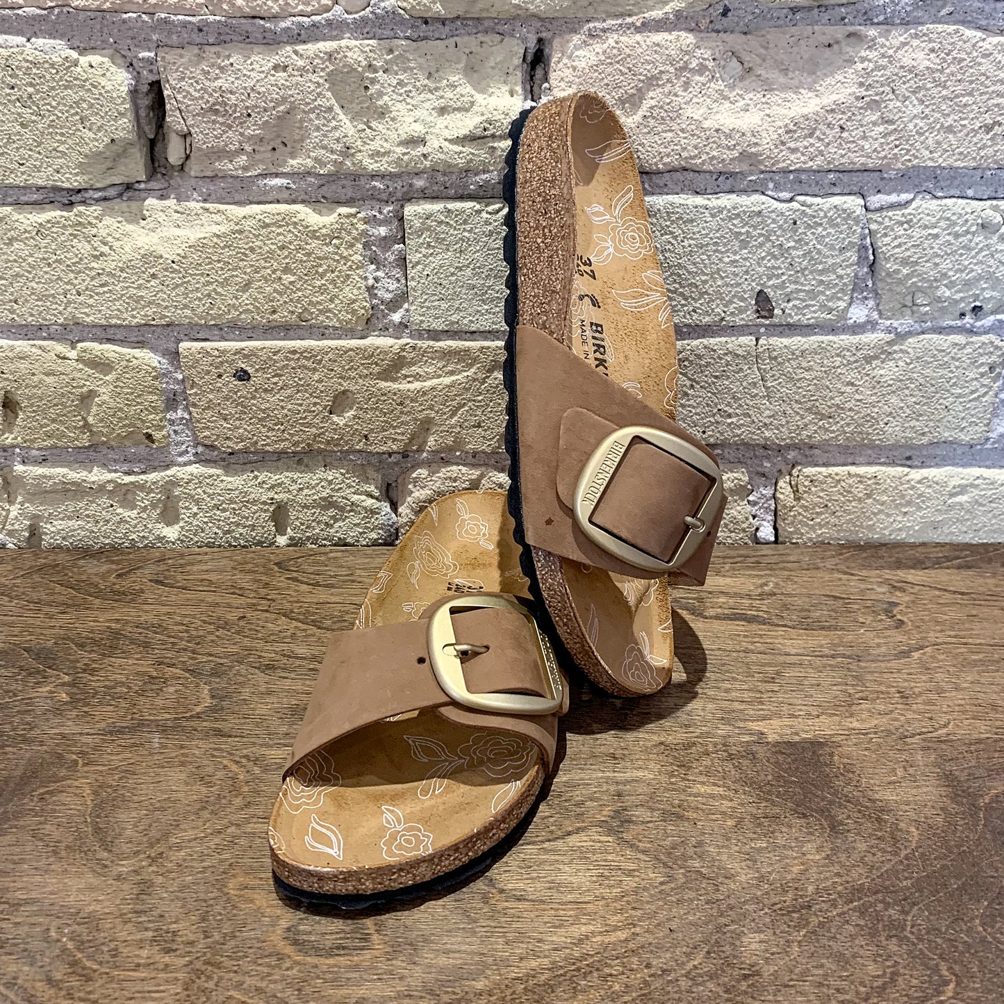 Madrid Big Buckle Mink Nubuck Leather - shoostore