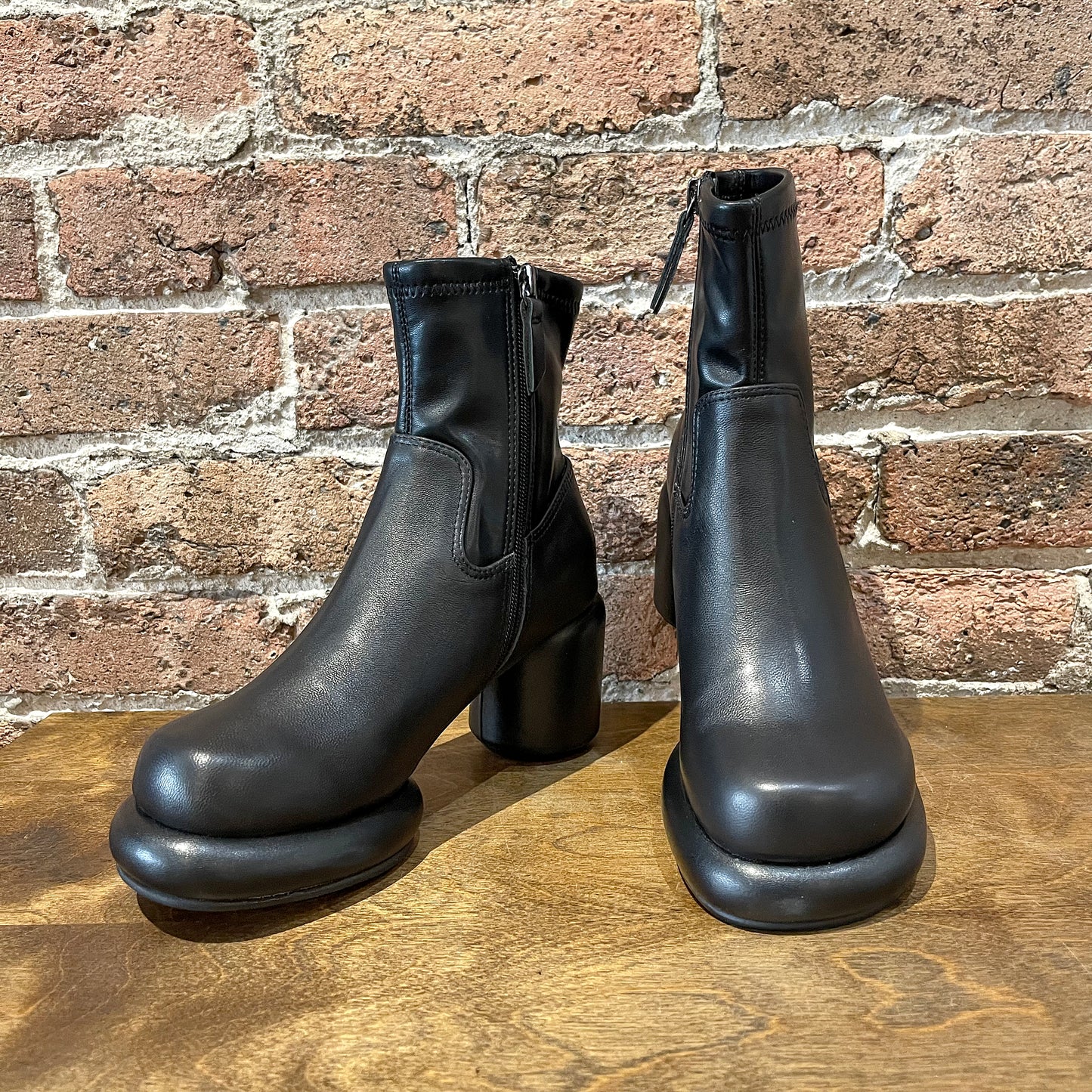 All Black Mod Kid Bootie