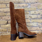 Vagabond Meryl Tall Shaft Boot Brown Suede