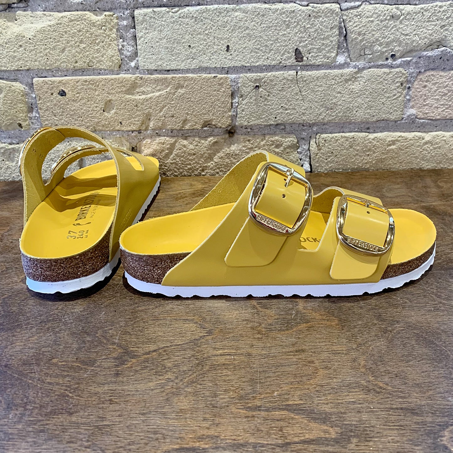 Birkenstock Big Buckle Lena Hi Shine Ochre