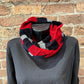 BZ Striped Chenille Infinity Scarf