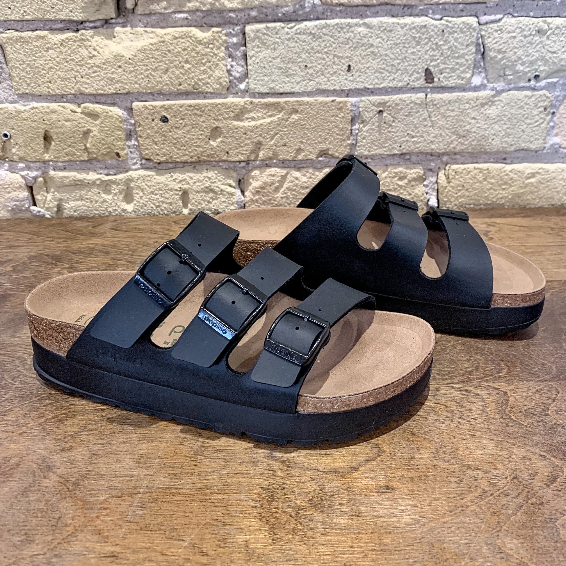 Florida III Platform Vegan Black - shoostore