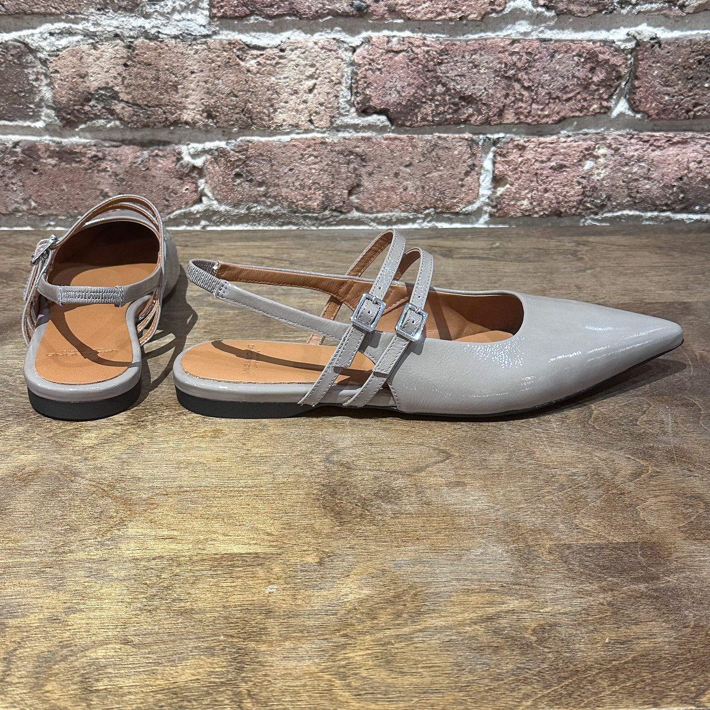 Vagabond Hermine Slingback Flat Taupe