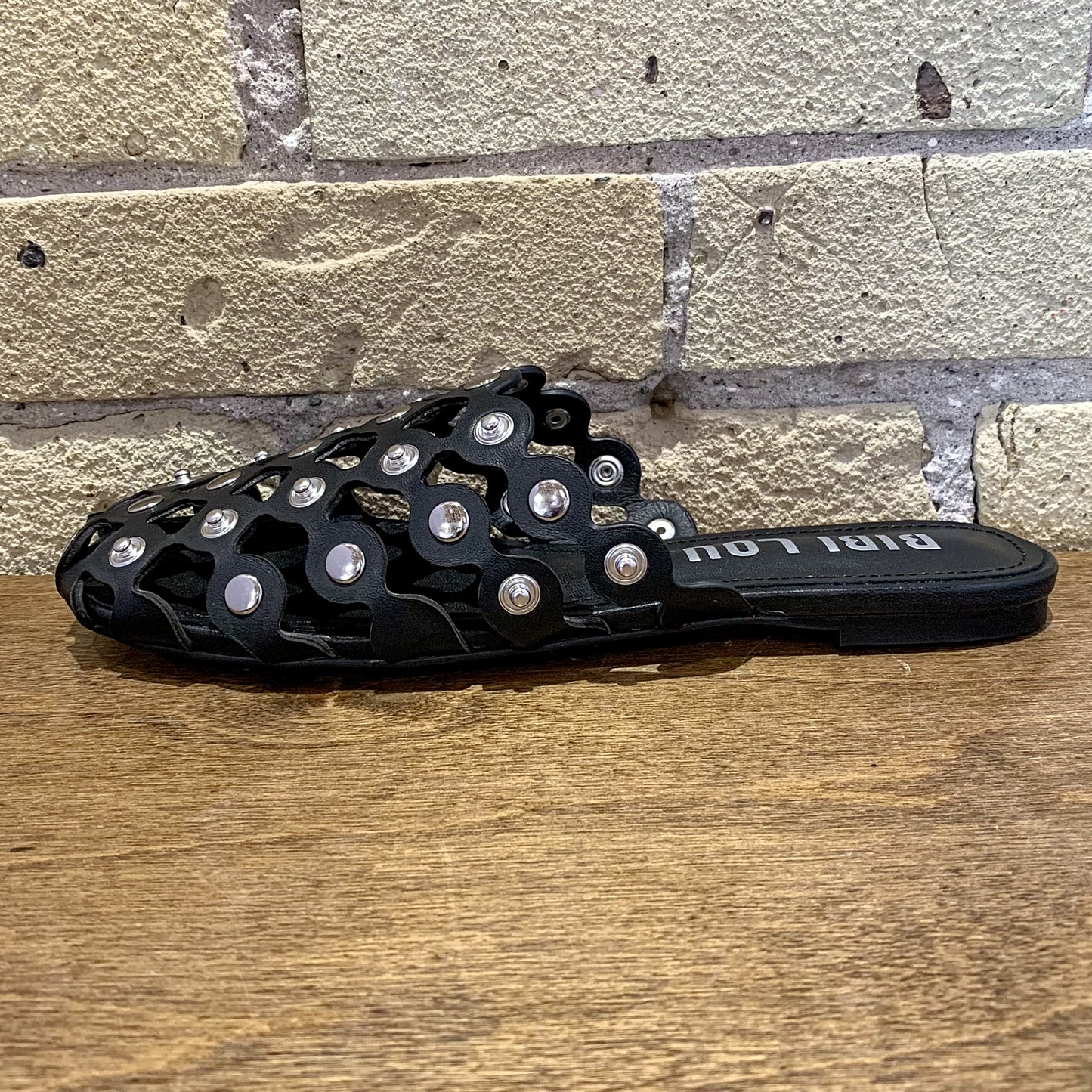 Bibi Lou Alexa Grommet Studded Mule