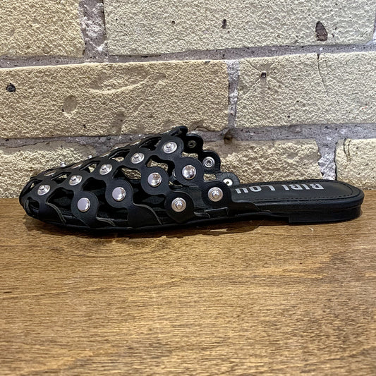 Bibi Lou Alexa Grommet Studded Mule