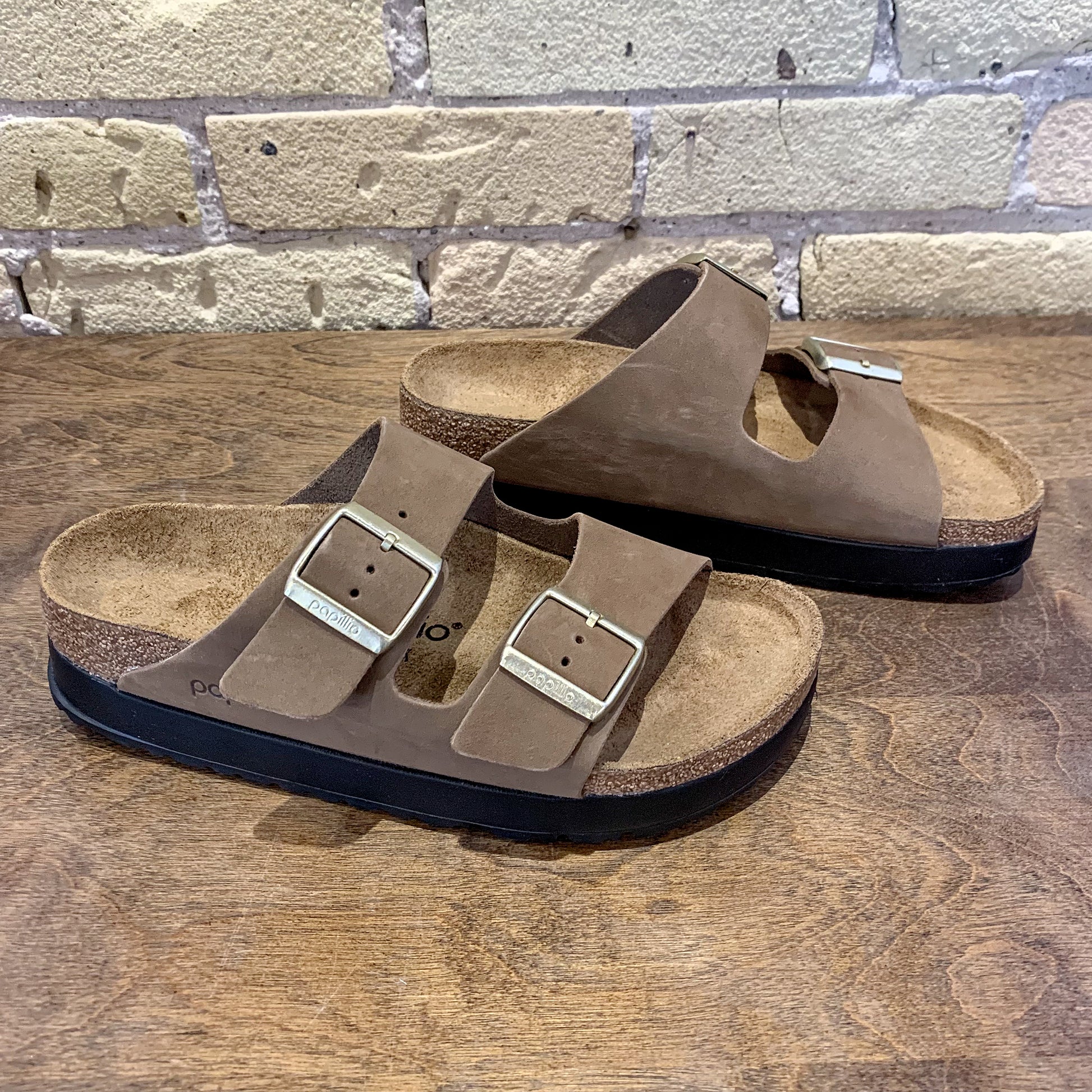 Birkenstock Arizona Dark Tea Flex Platform - shoostore