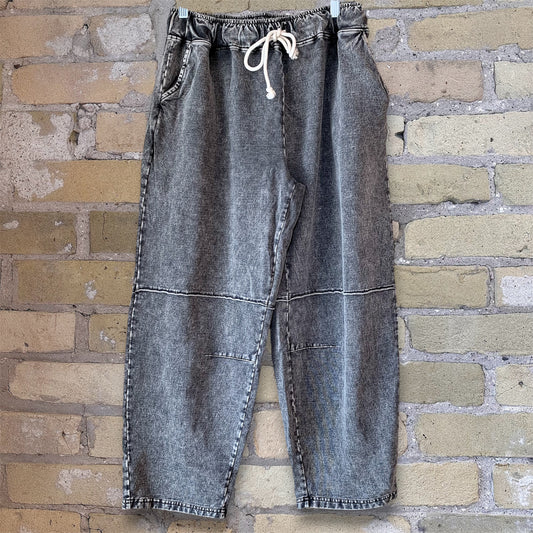 Mono B Denim Cropped Pants