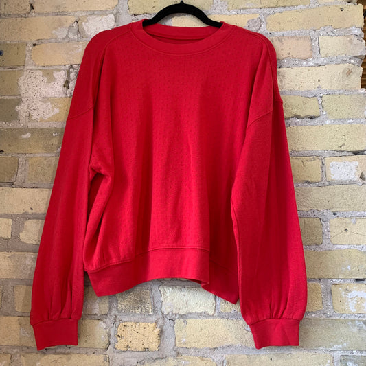 Le Bon Pointelle Core Sweatshirt
