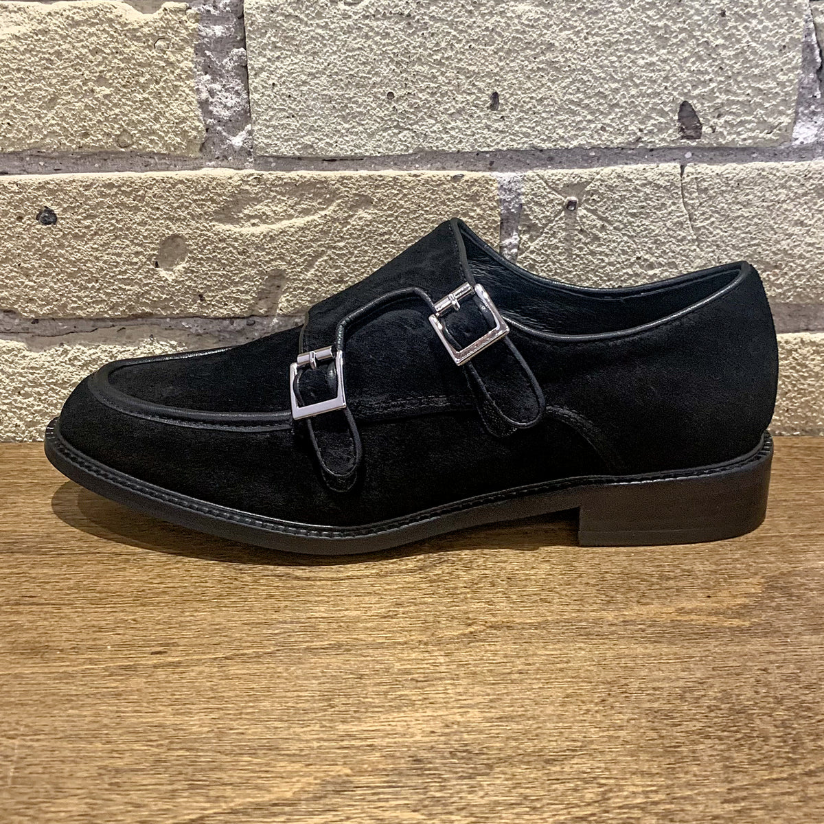 ALL BLACK Wide Belt Guy Black