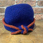 dot.s Felted Wool Hat Blue Tie