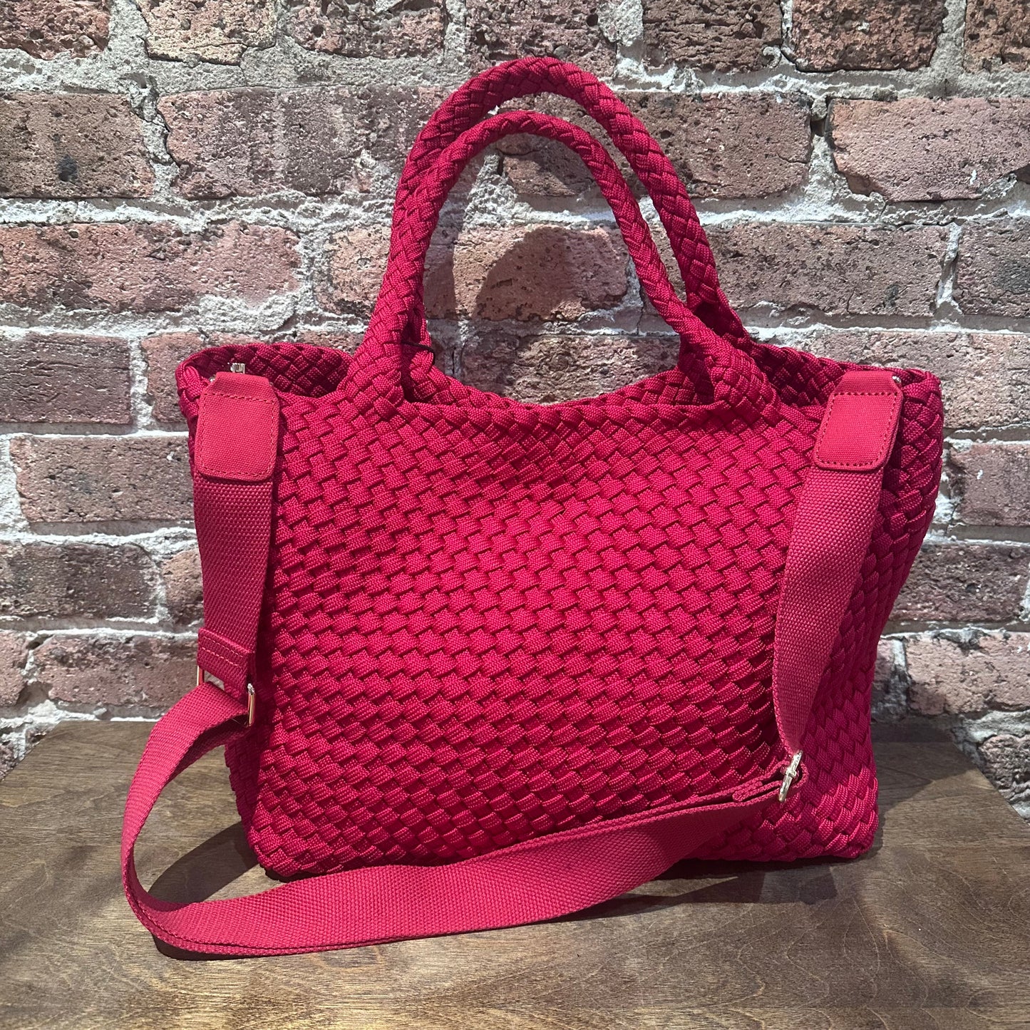 Sky's The Limit - Medium Sustainable Tote Red