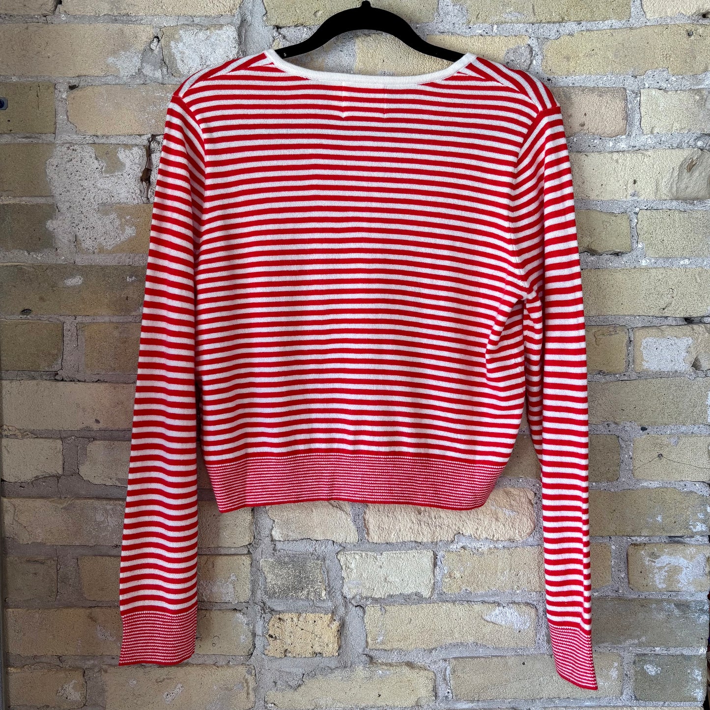 The Montana Cardigan Red/White