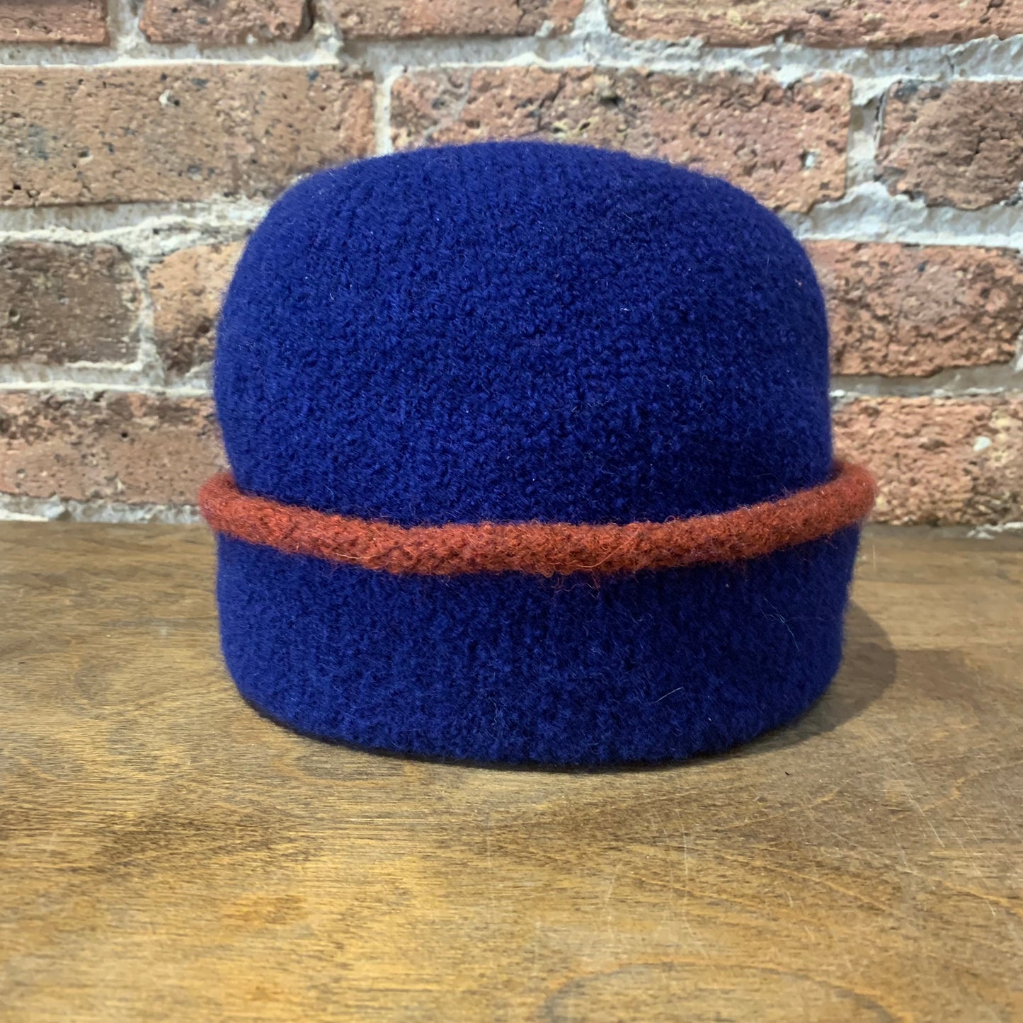 dot.s Felted Wool Hat Blue Tie