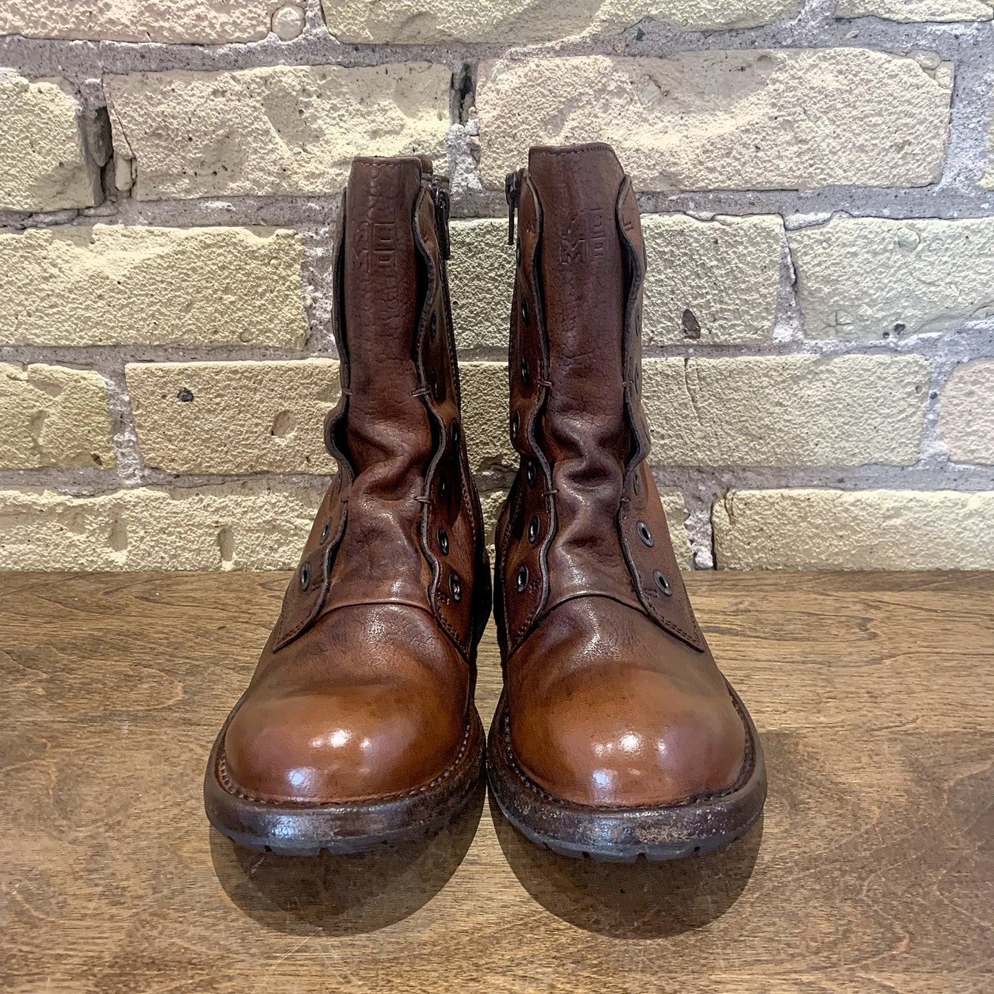 MOMA Male Laceless Boot Cuoio