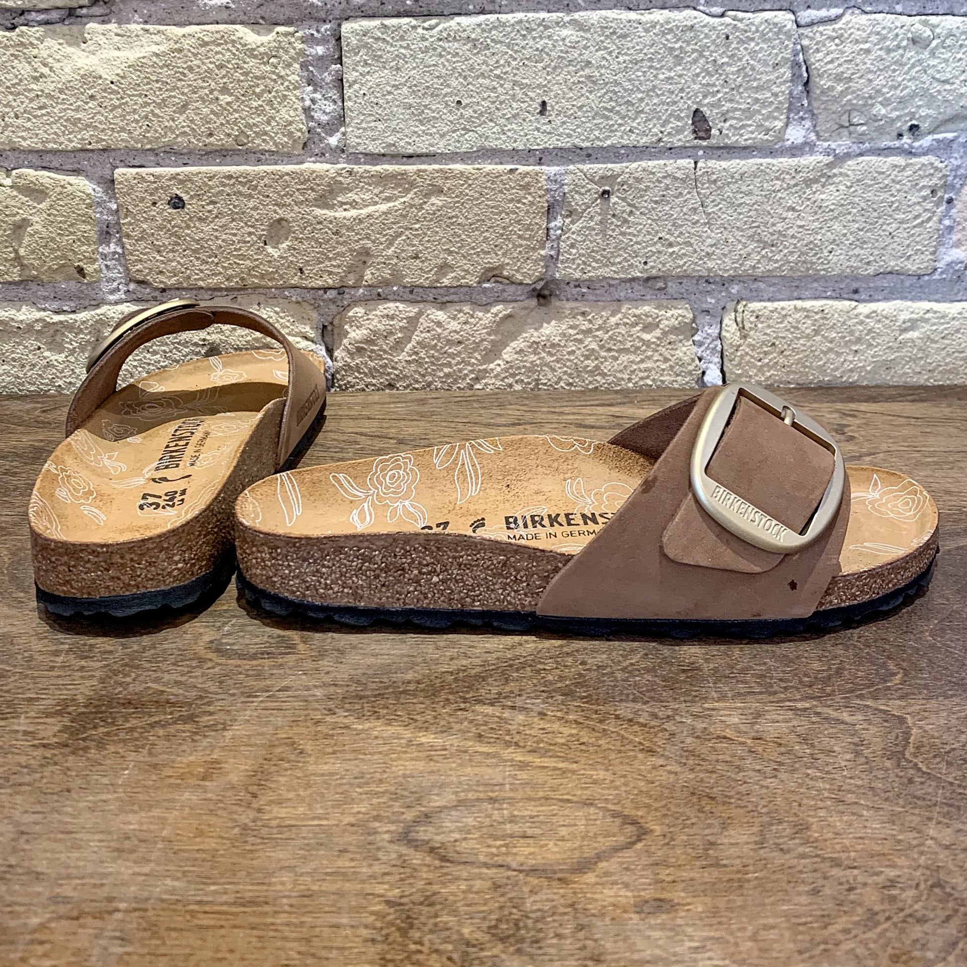 Madrid Big Buckle Mink Nubuck Leather - shoostore