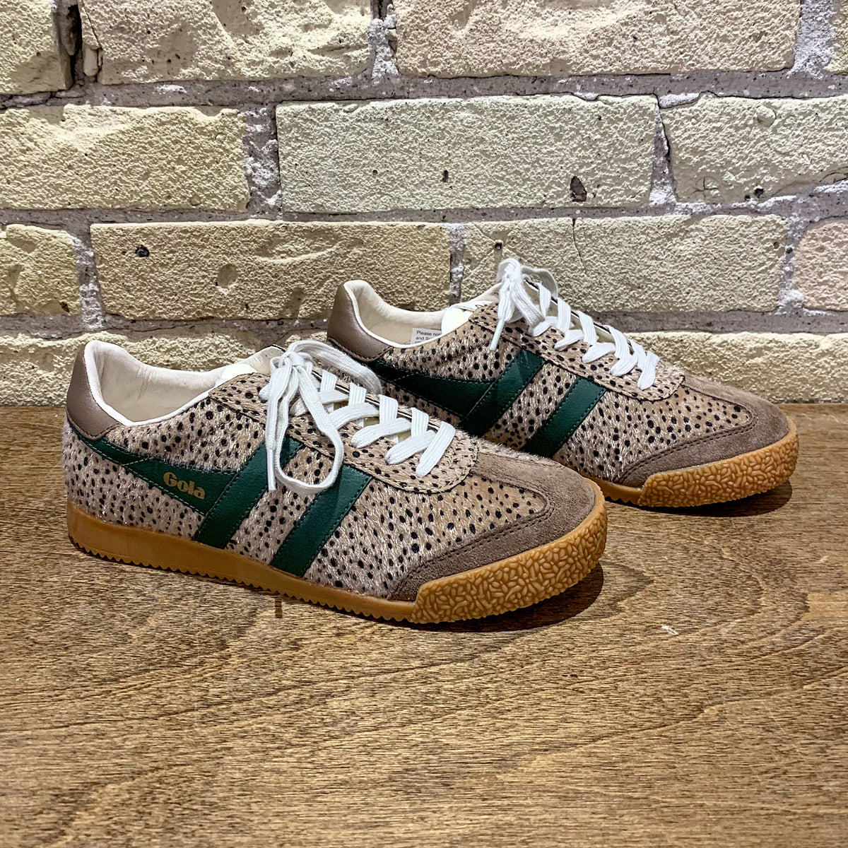 Gola Elan Savanna Tan Cheetah/Tobacco/Evergreen - shoostore