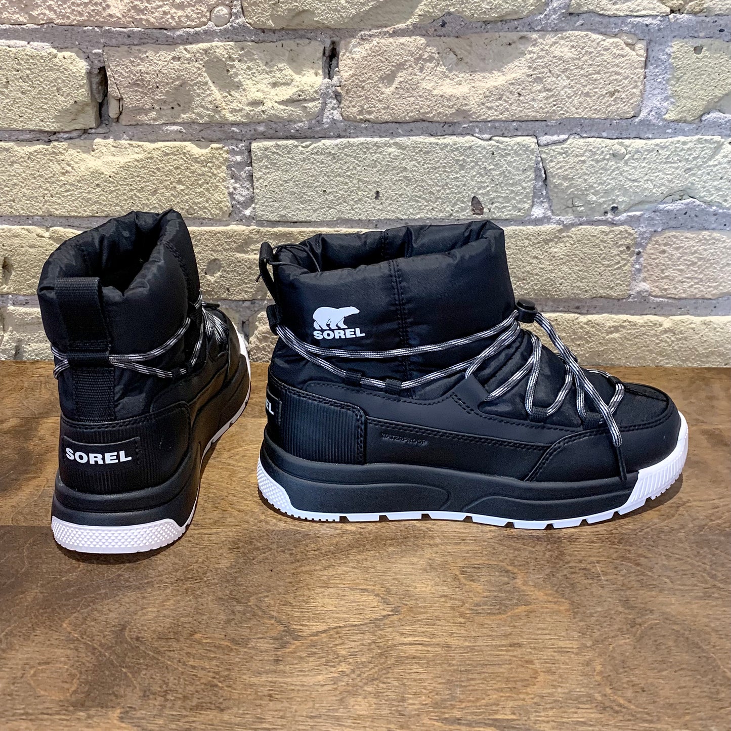 Sorel WHITNEY™ III Waterproof Slip-On Boot Black/Sea Salt