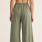 Z Supply Scout Jersey Crop Flair Pant Avocado - shoostore