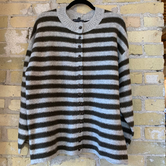 Grade & Gather Striped Cardigan - shoostore