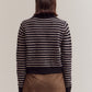 Grade & Gather Striped Button Up Cardigan