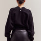 Grade & Gather Black Cardigan