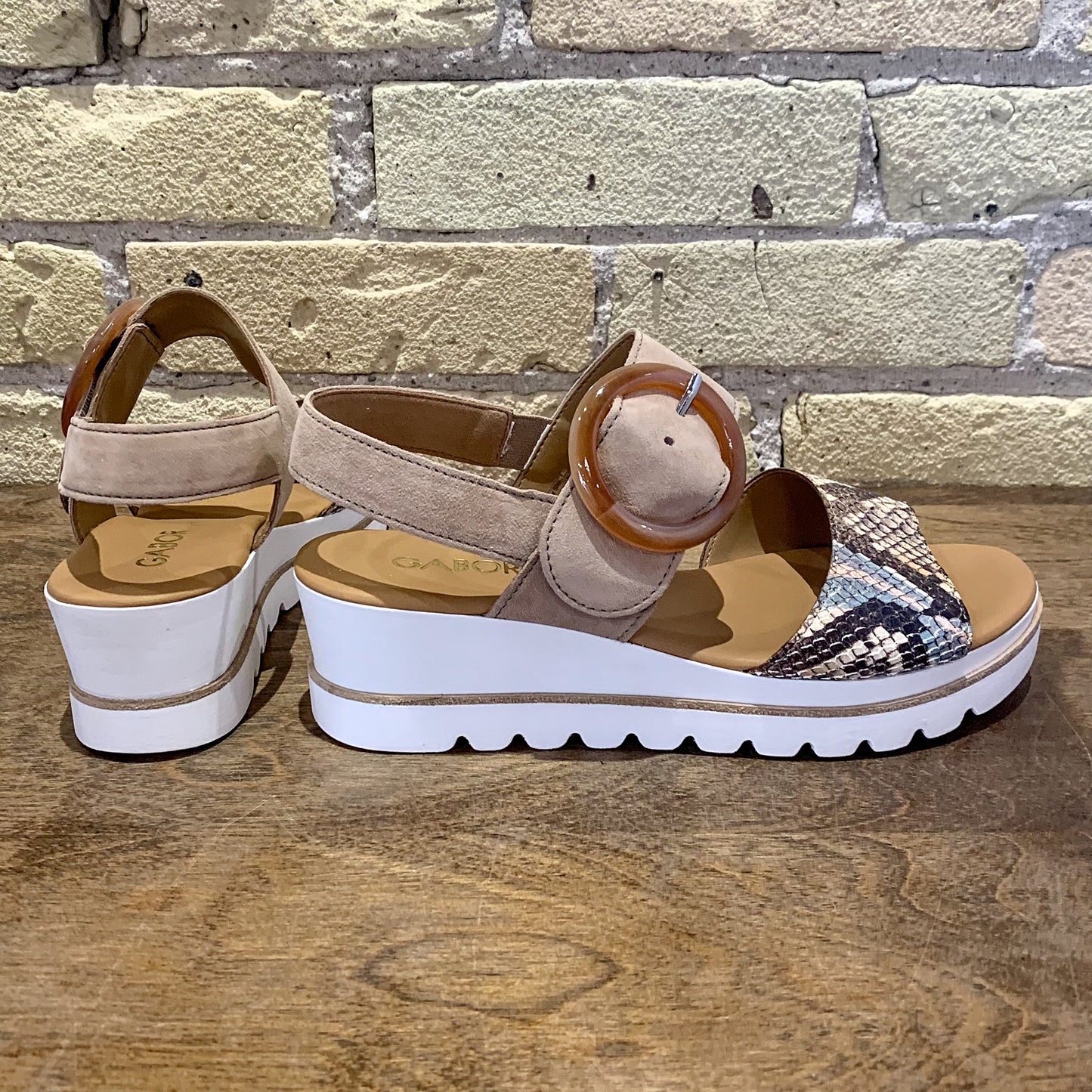 Gabor 84.645.36 Strap Wedge Sandal