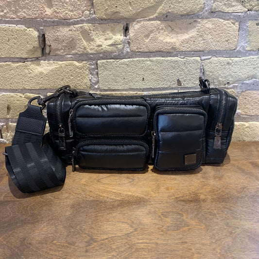 THINK ROYLN Bum Bag Lady Cargo Pearl Black - shoostore