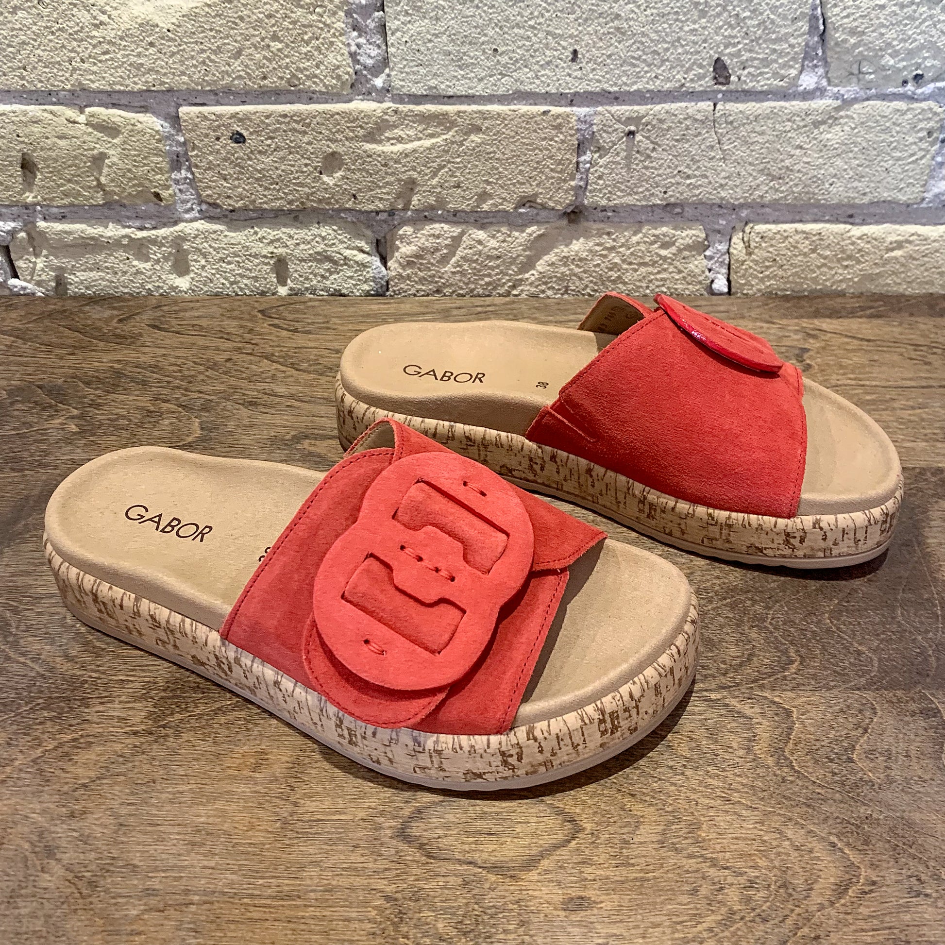 Gabor 83.760.15 Slide Sandal Chilli - shoostore