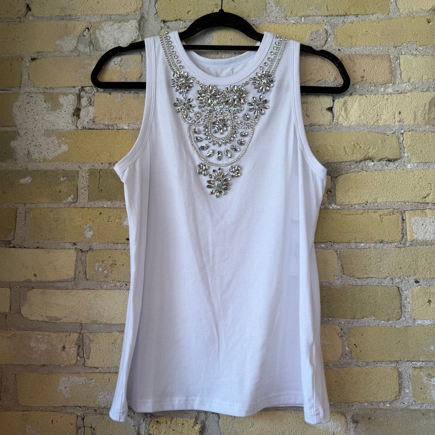 Gearhead White Bling Tank