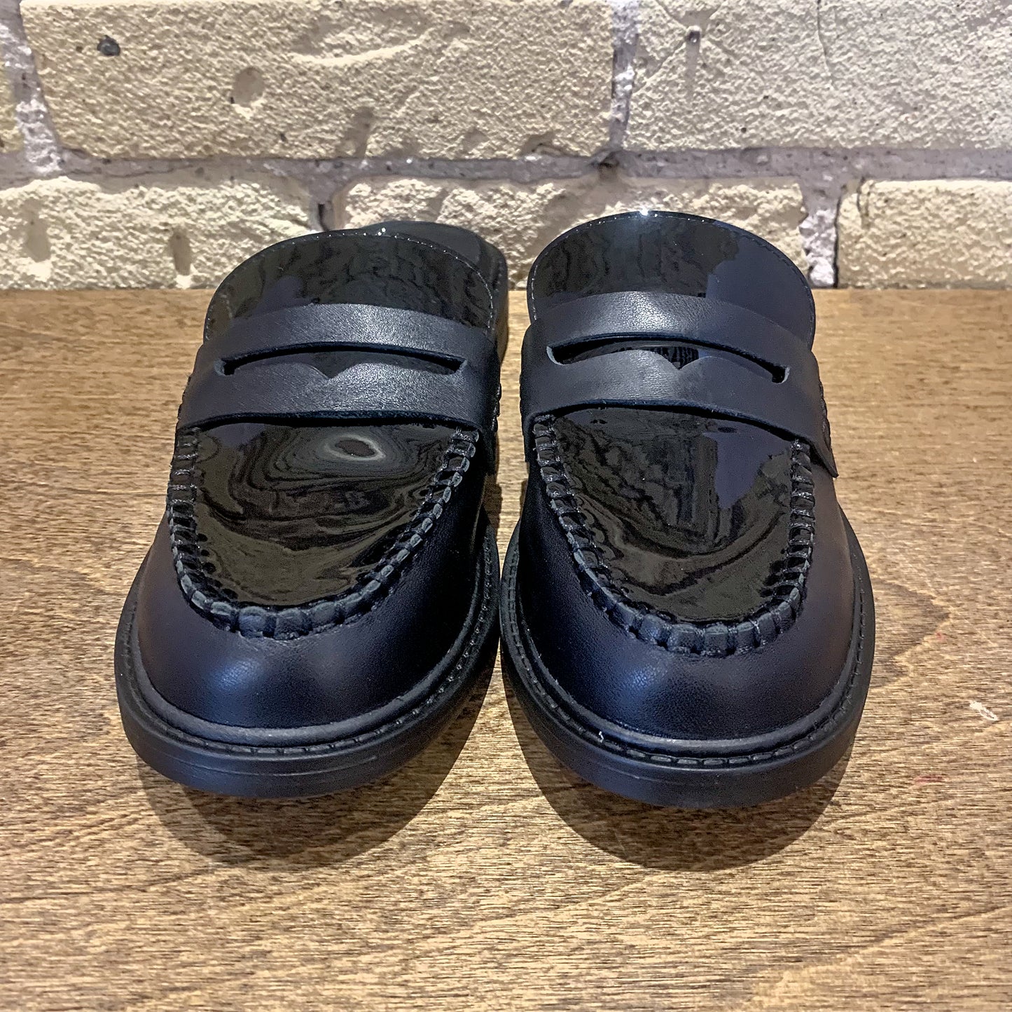 ALL BLACK Penny Loafer Mule - shoostore