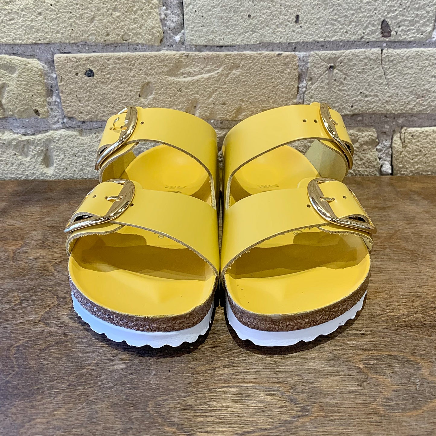 Birkenstock Big Buckle Lena Hi Shine Ochre
