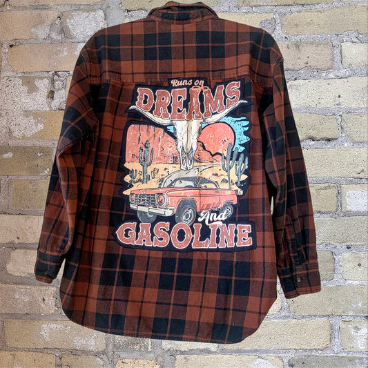 Gearhead "Runs On Dreams....." Flannel