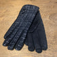 Plaid Pattern Tweed Gloves