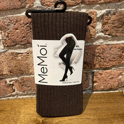 MeMoi Ribbed Sweater Tights - shoostore