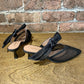 ALL BLACK Side Bow Mule