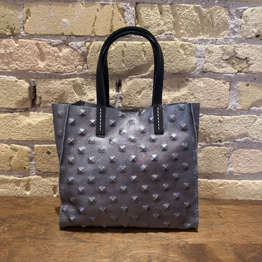 ALL BLACK Mini Pebble Pewter