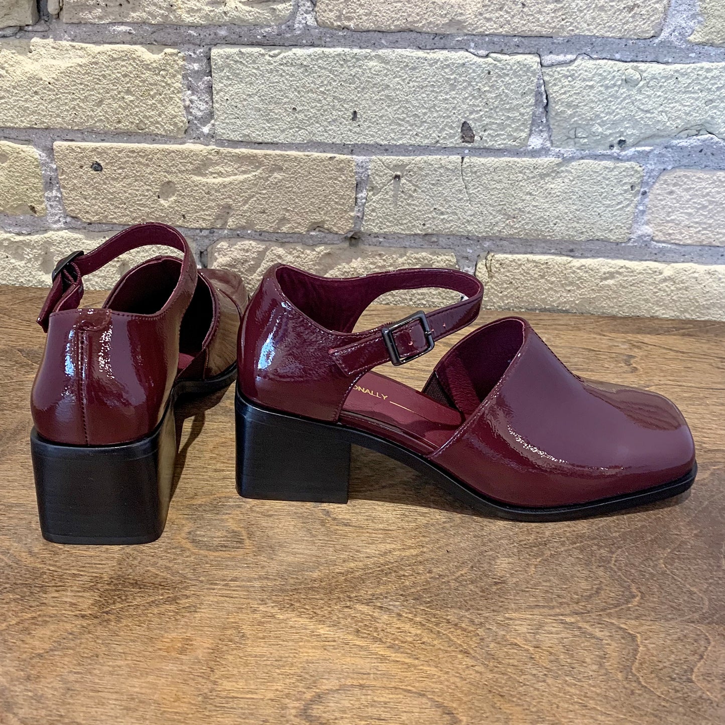 Intentionally Blank Marty Patent Merlot Mary Jane